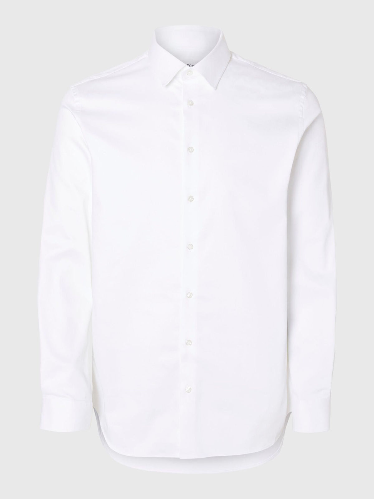 SLIM FIT STRETCH SHIRT - WHITE
