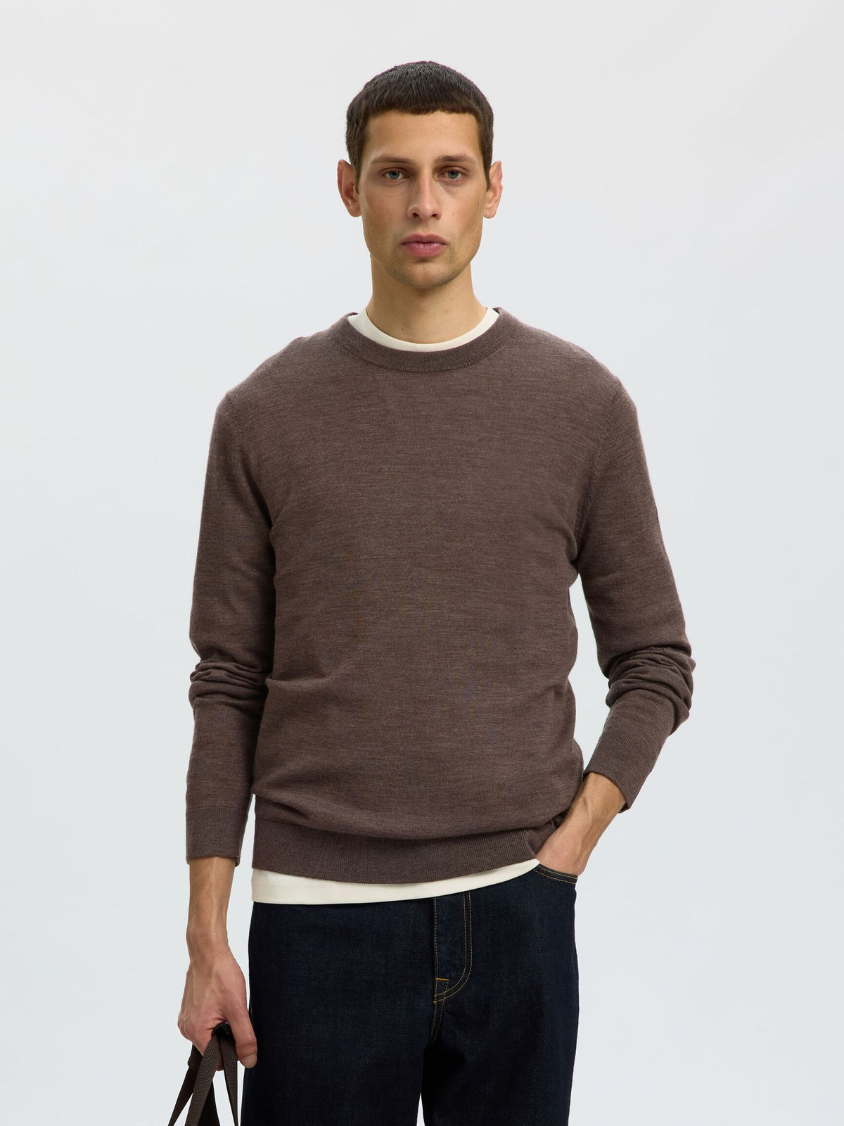 100% MERINO WOOL PULLOVER - Delicioso