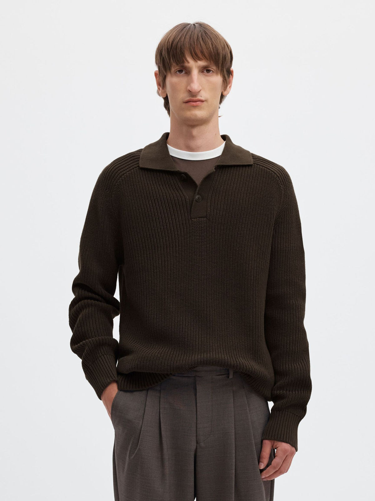 RIBBED PULLOVER SWEATER - DELICIOSO