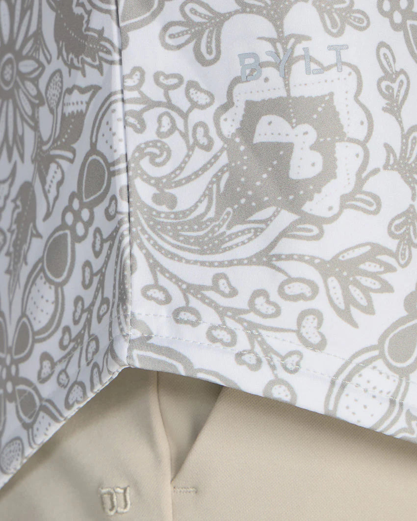 Zephyr Short Sleeve Button Down - Touch-of-Paisley