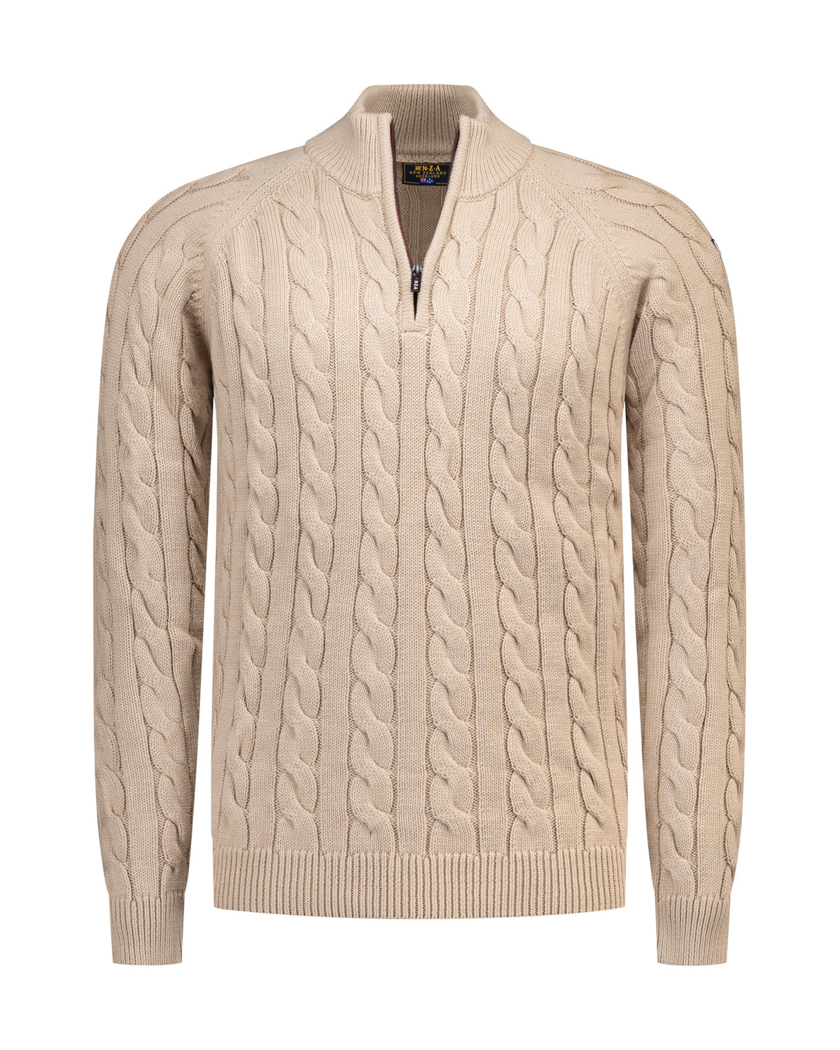 Half Zip Pullover - Tan Sand