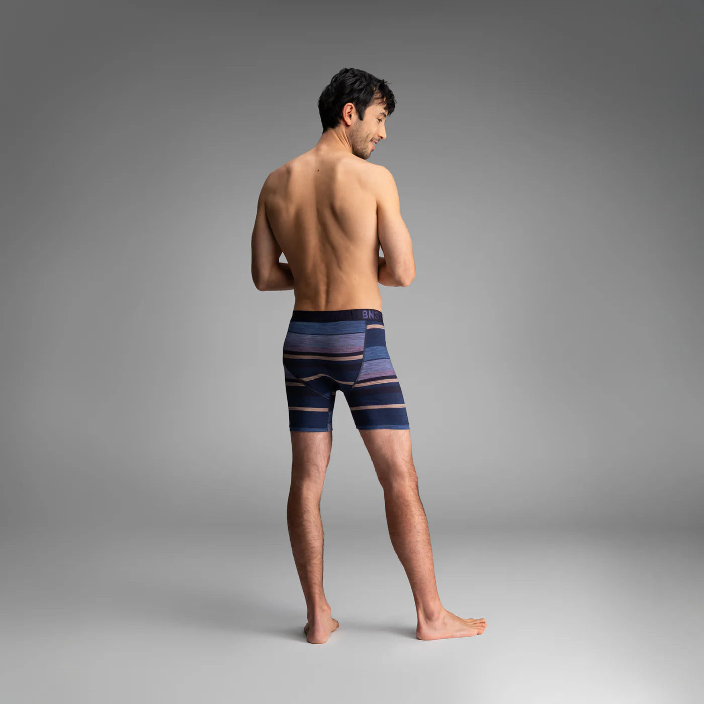 Classic Icon Boxer Brief  Thick Stripe - Navy