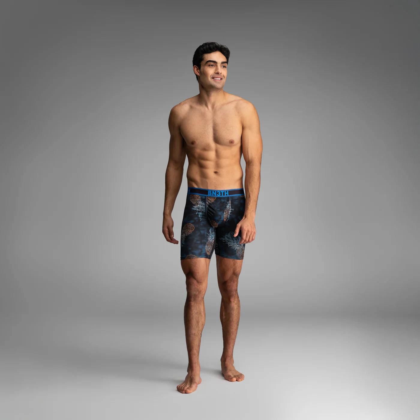 Pro Flex Max Boxer Brief  - Tie Dye Pineapple Ombre-Navy