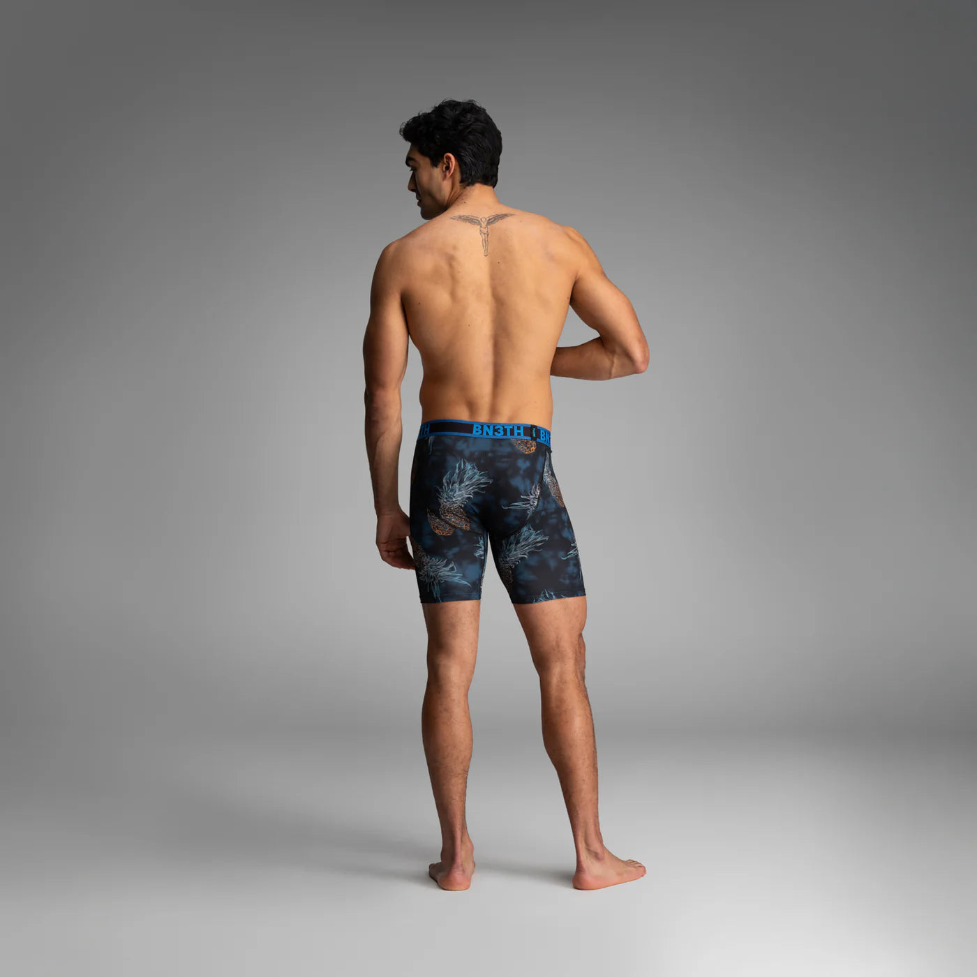 Pro Flex Max Boxer Brief  - Tie Dye Pineapple Ombre-Navy