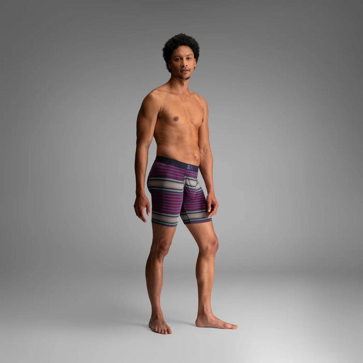 Classic Icon Boxer Brief  Blanket Stripe - Navy