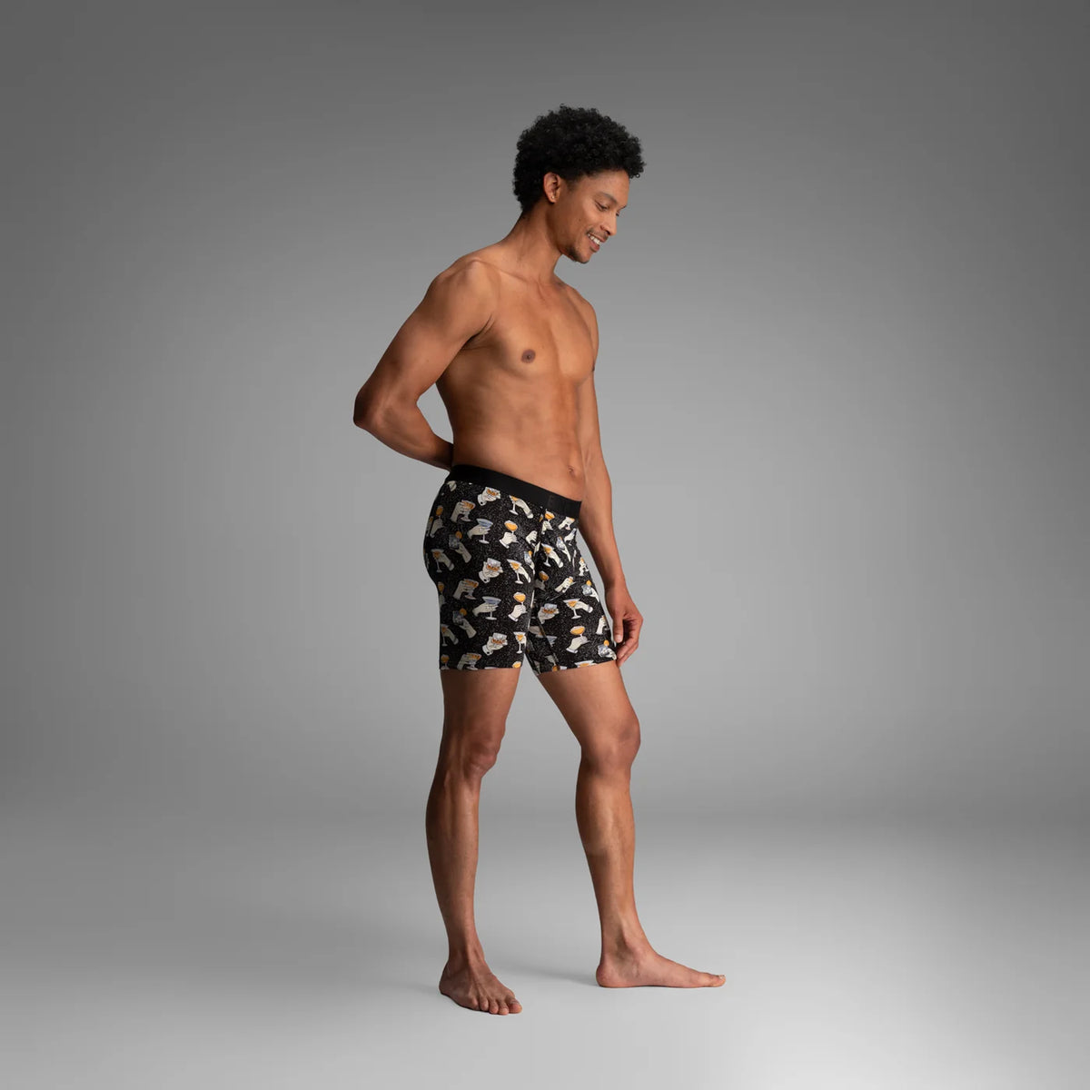 Classic Icon Boxer Brief  Cheers - Black