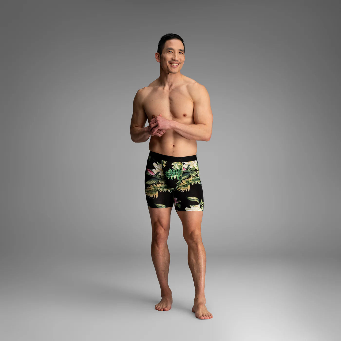 Classic Icon Boxer Brief  Magnolia - Black