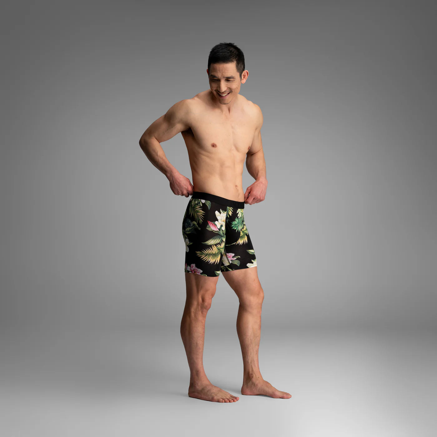 Classic Icon Boxer Brief  Magnolia - Black