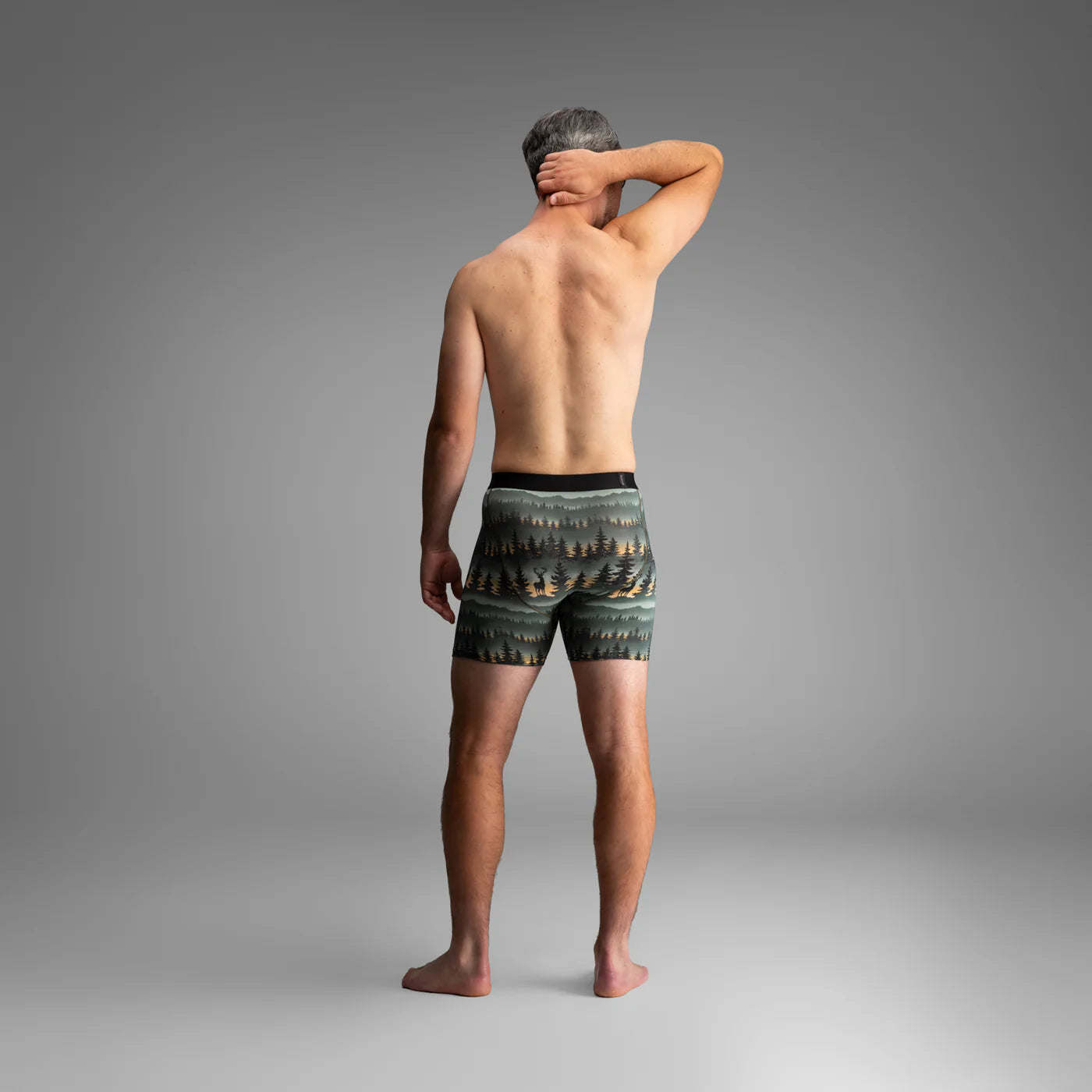 Classic Icon Boxer Brief  Forest Stag - Deepest Spruce