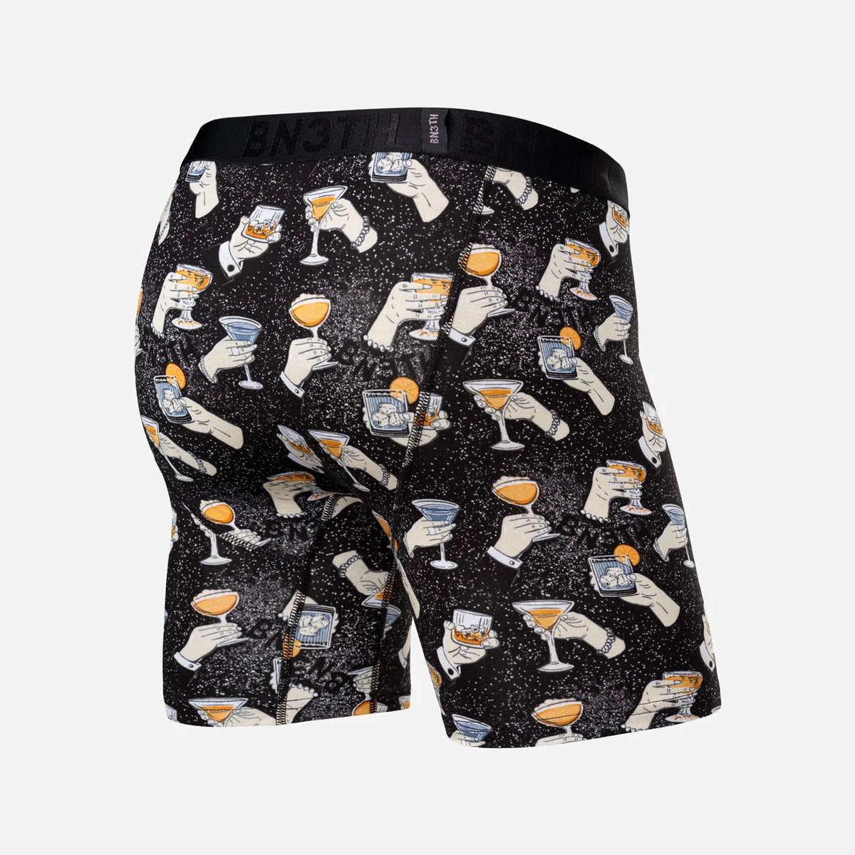 Classic Icon Boxer Brief  Cheers - Black