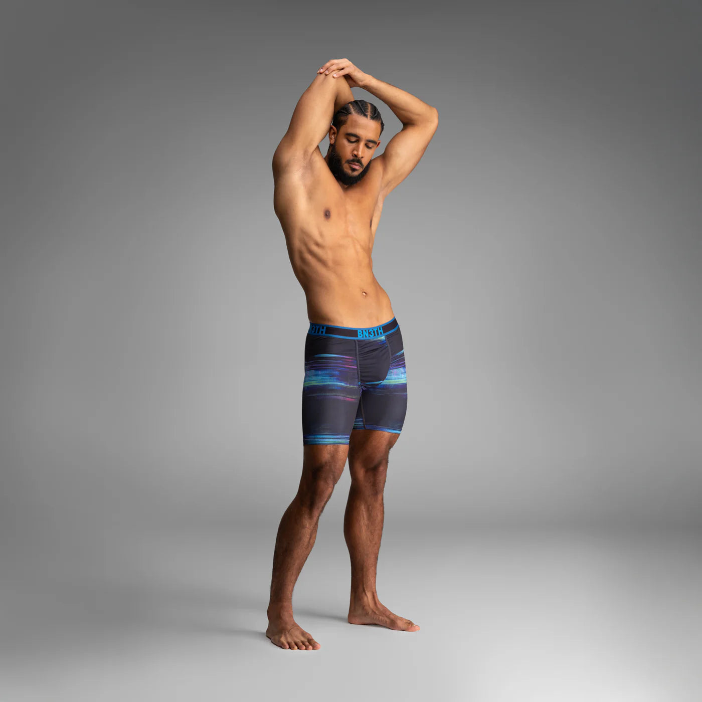 Pro Flex Max Boxer Brief  Pixel Matrix-Black