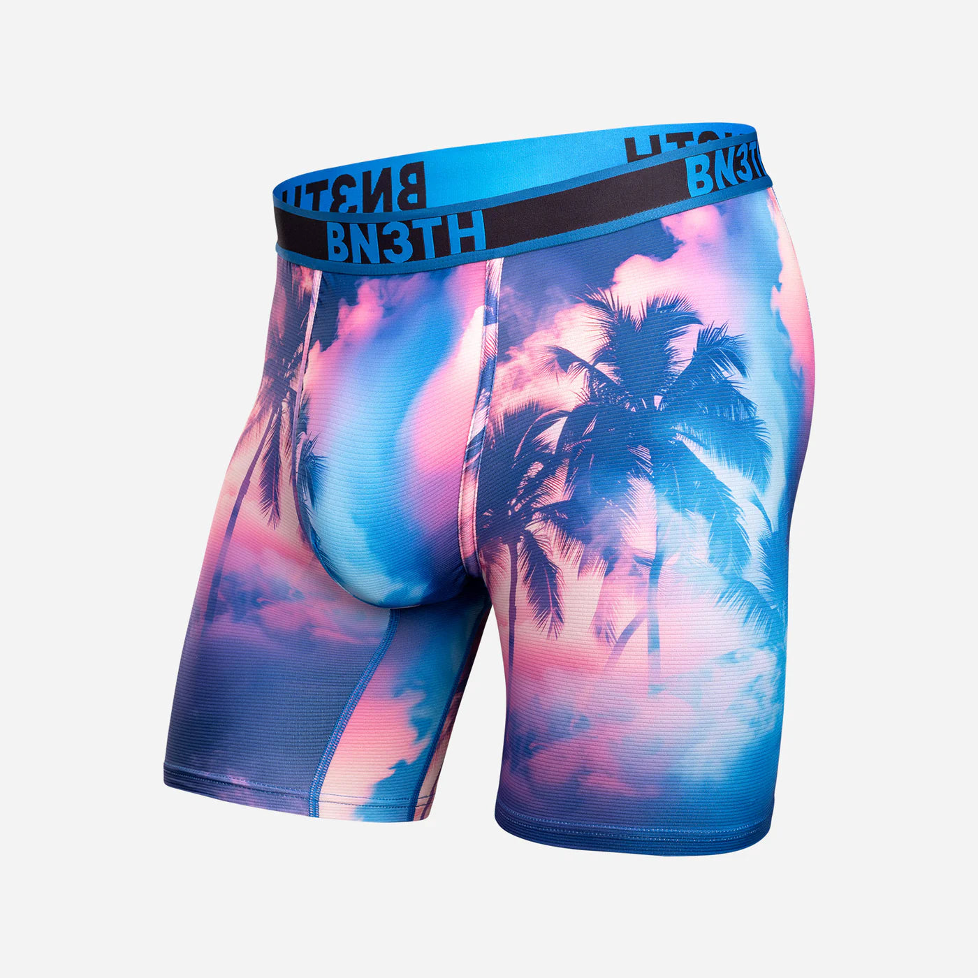 Pro Flex Max Boxer Brief  Smokey Palms-Blue Lolite