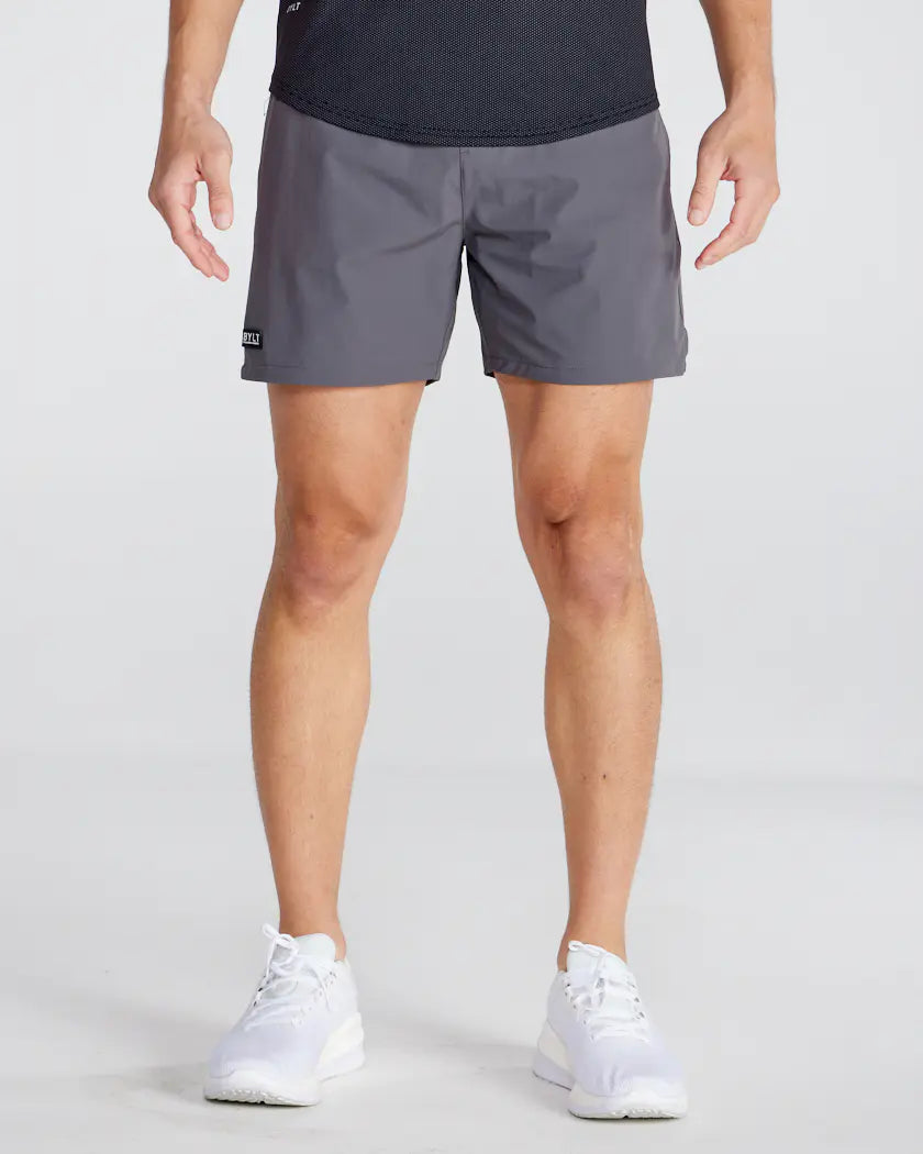 The BIOS Short Linerless - Charcoal 5.5"