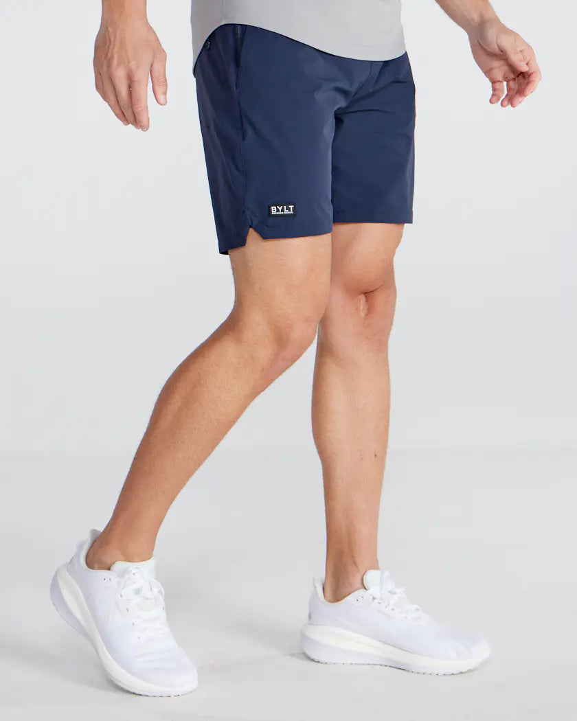 The BIOS Short - Navy Liner 7"