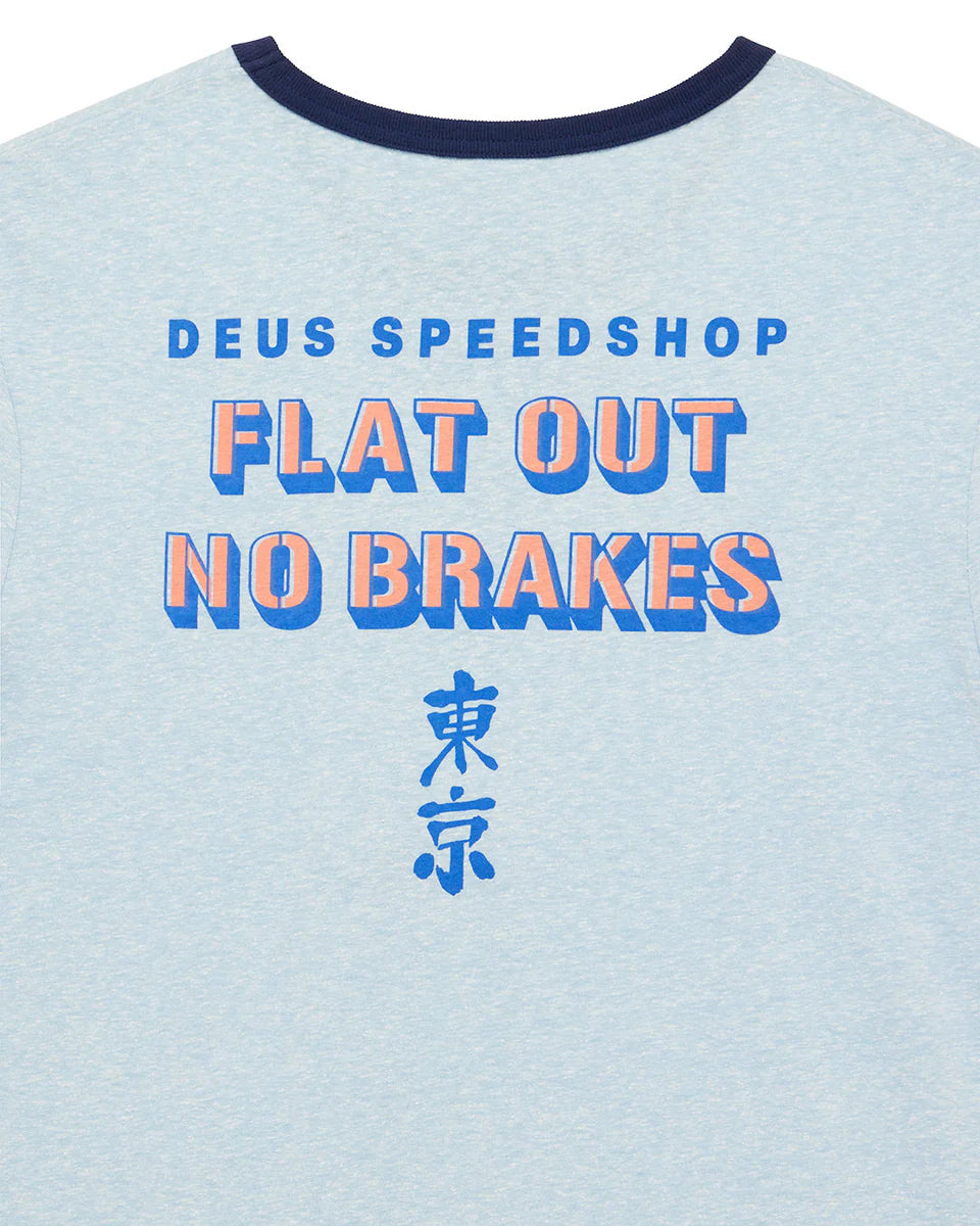 Flat Out Tee - Strong Blue