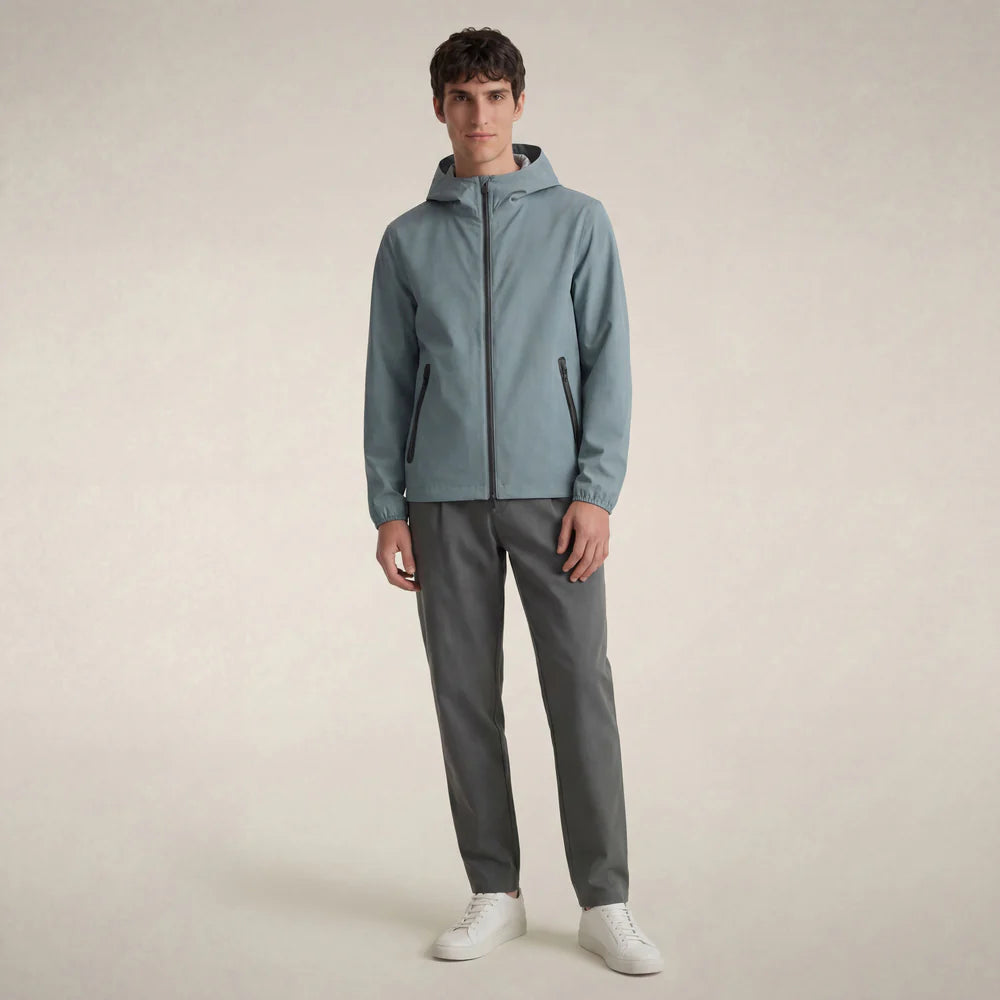 Men's Rain Jacket mod. Drop in Island Blue - Island Blue