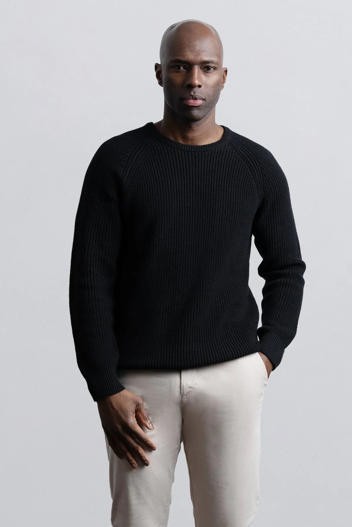 Fisherman Sweater - Black