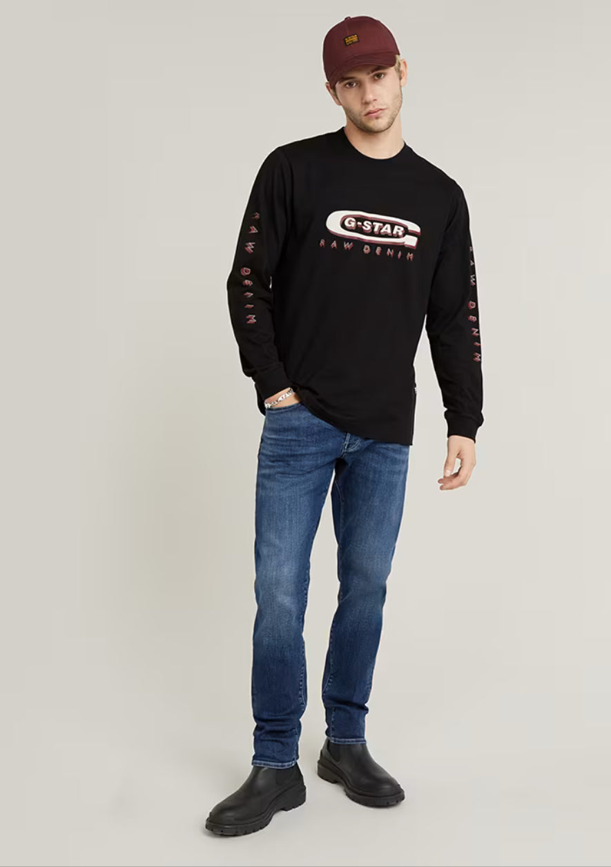 3301 SLIM JEANS - Medium Aged