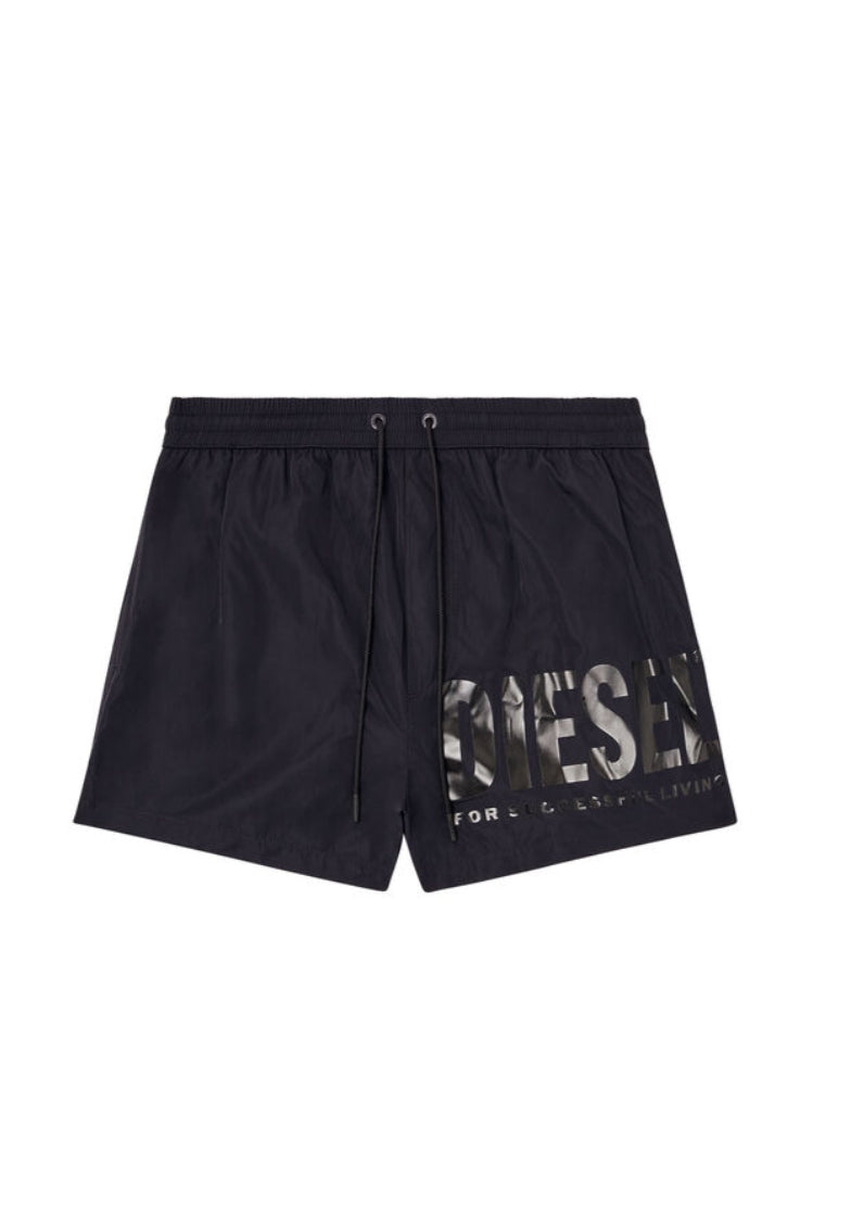 Mario-34-D-Core Swim shorts with logo print black
