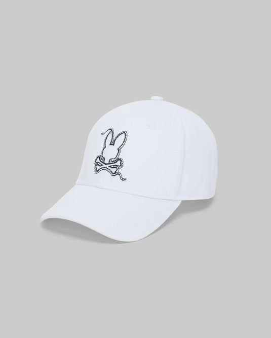 Mens Cyrus Baseball Cap- White