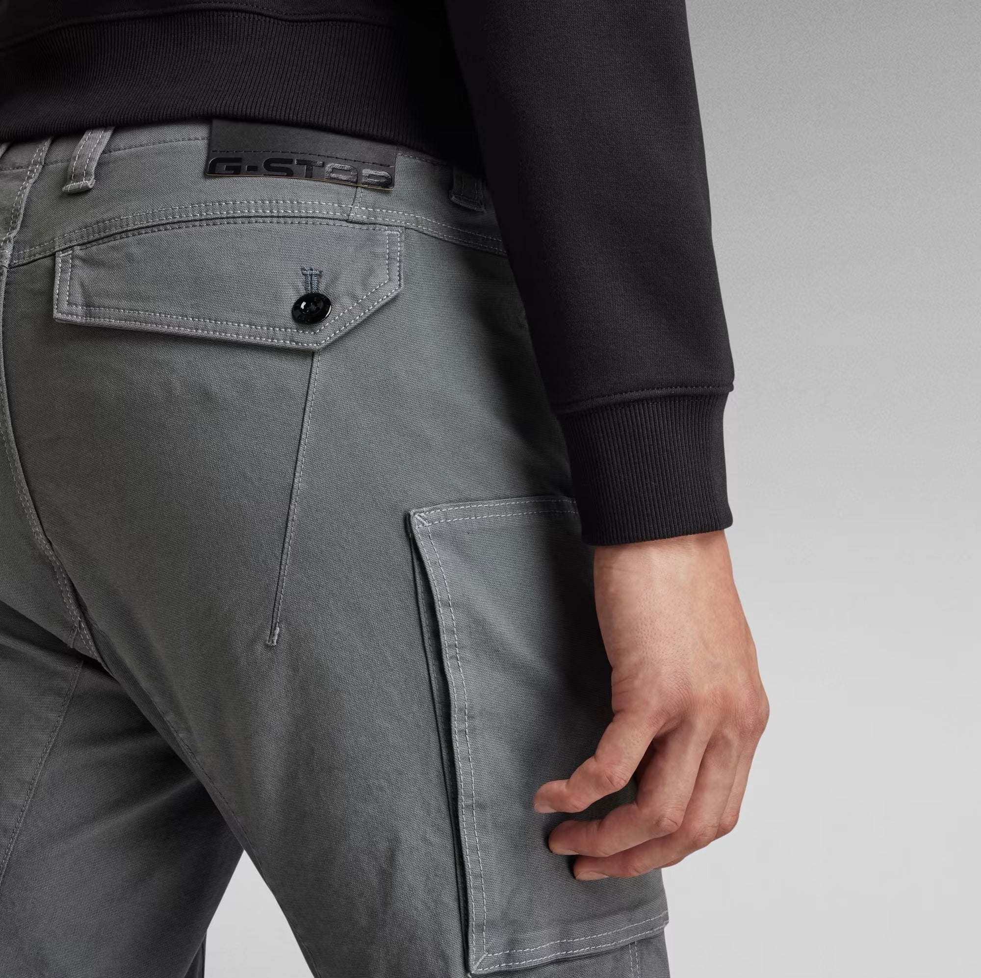 Zip Pocket 3D Skinny Cargo Pants Axis