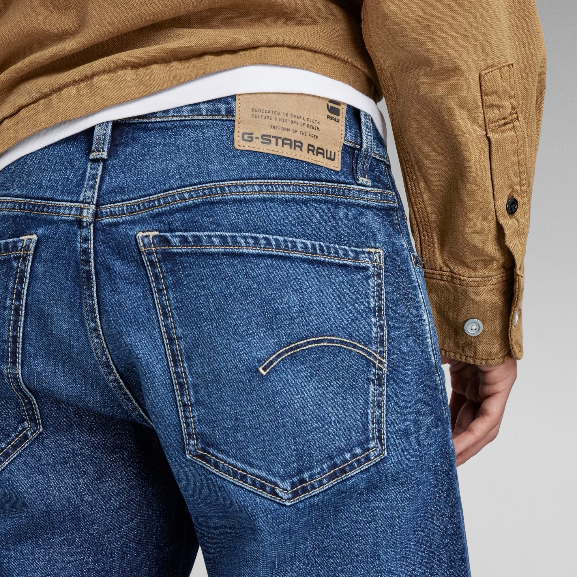 Mosa Straight Jeans Faded Atlantic Ocean