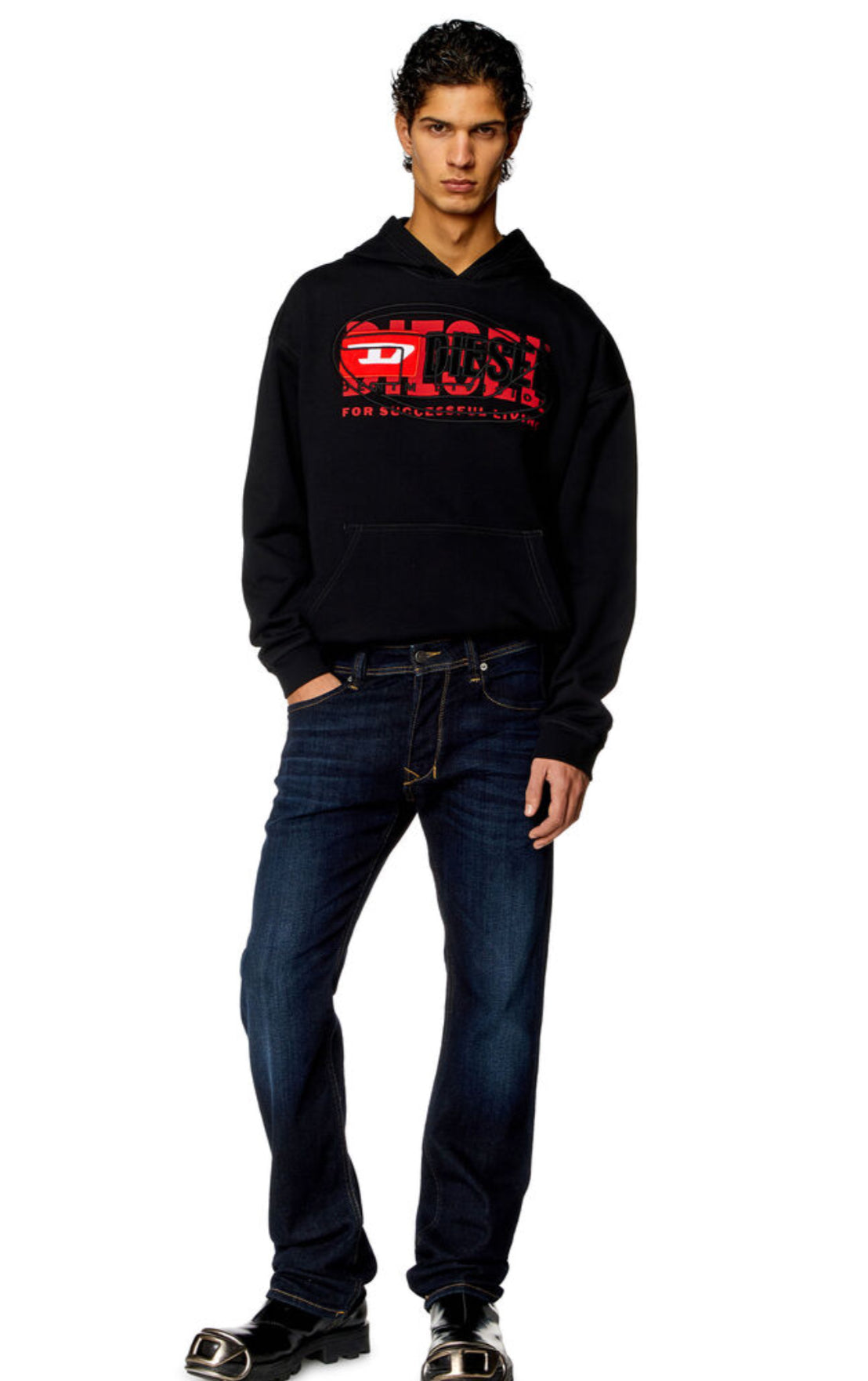 Straight Jeans 1985 Larkee 009ZS - Dark Blue