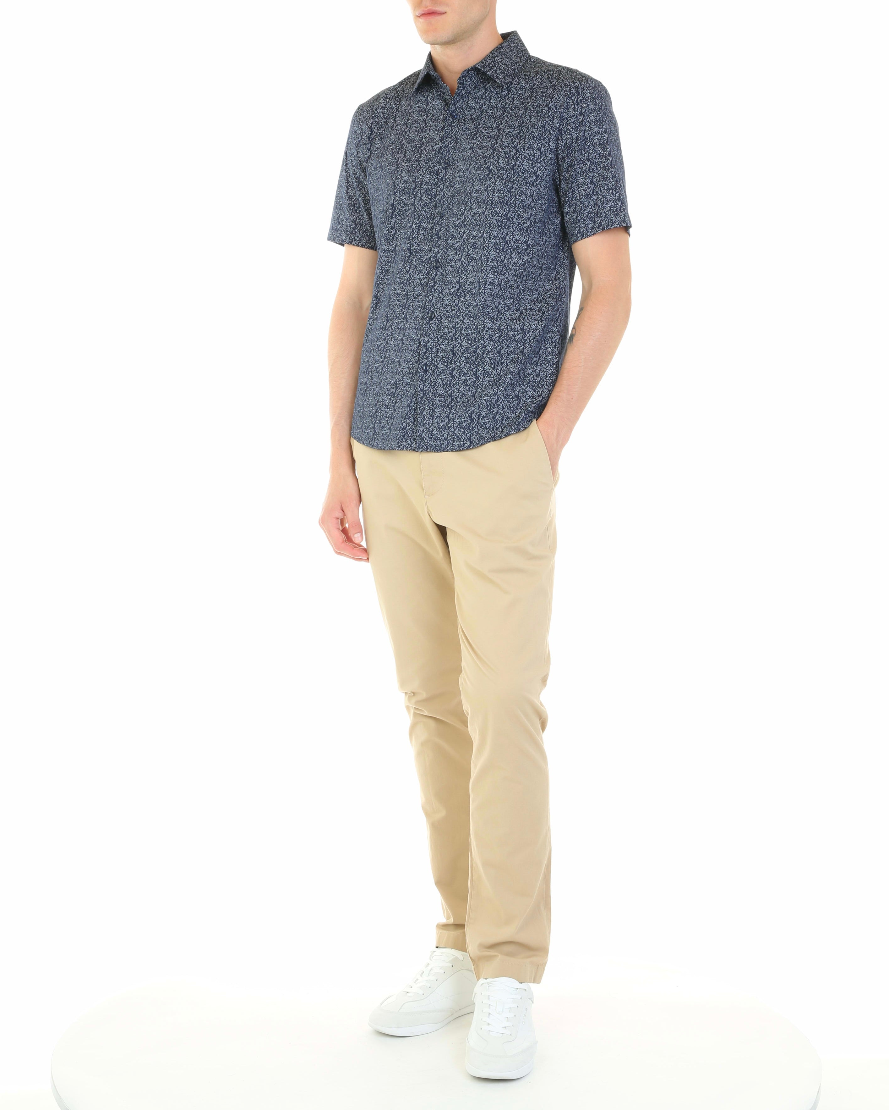 Shirt Short Sleeve -  Blue