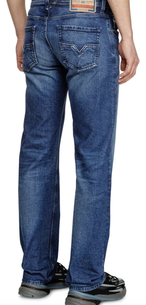 Regular Jeans Low Waist 1985 Larkee - 09L51 Dark Blue
