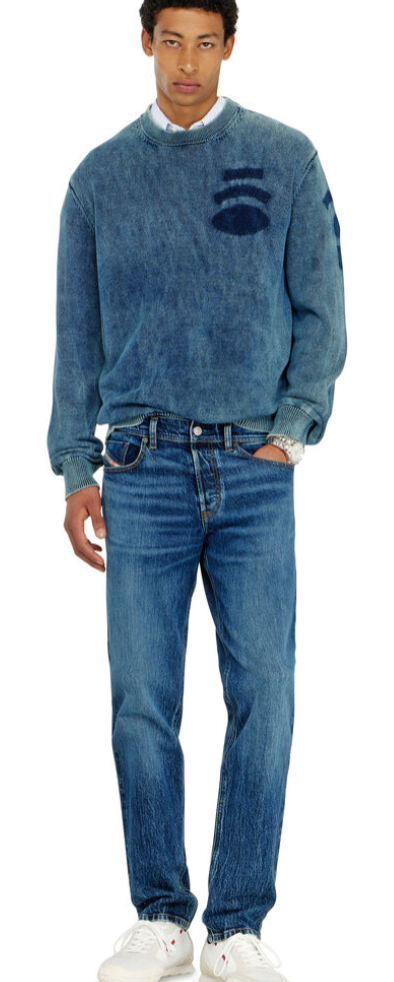 Regular Jeans Regular Waist 2023 D-Finitive - OKBBQ Dark Blue