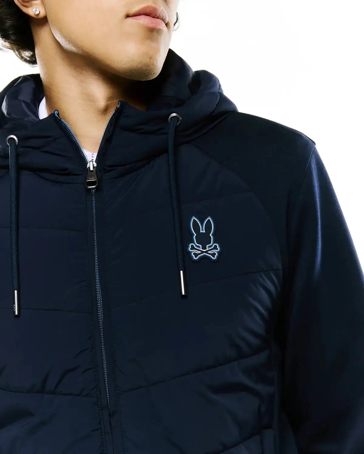 Men's gordley mix media jacket - baritone blue