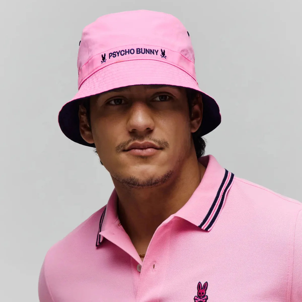 Mens Luke Reversible Bucket Hat - Evening Blue