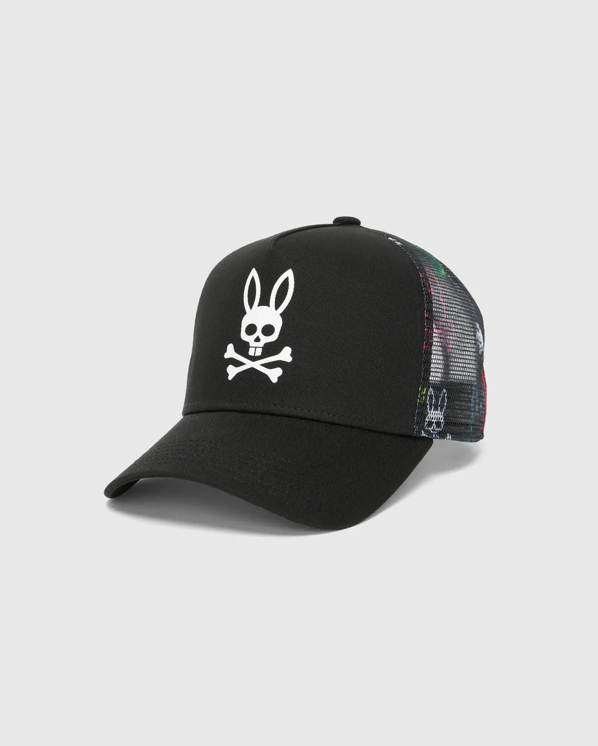 Mens Quintin Trucker Cap  - Black
