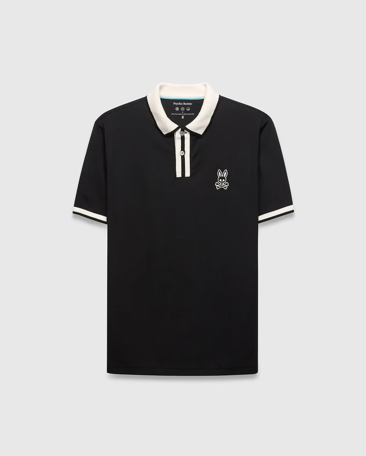 Mens ridley performance pique polo - black