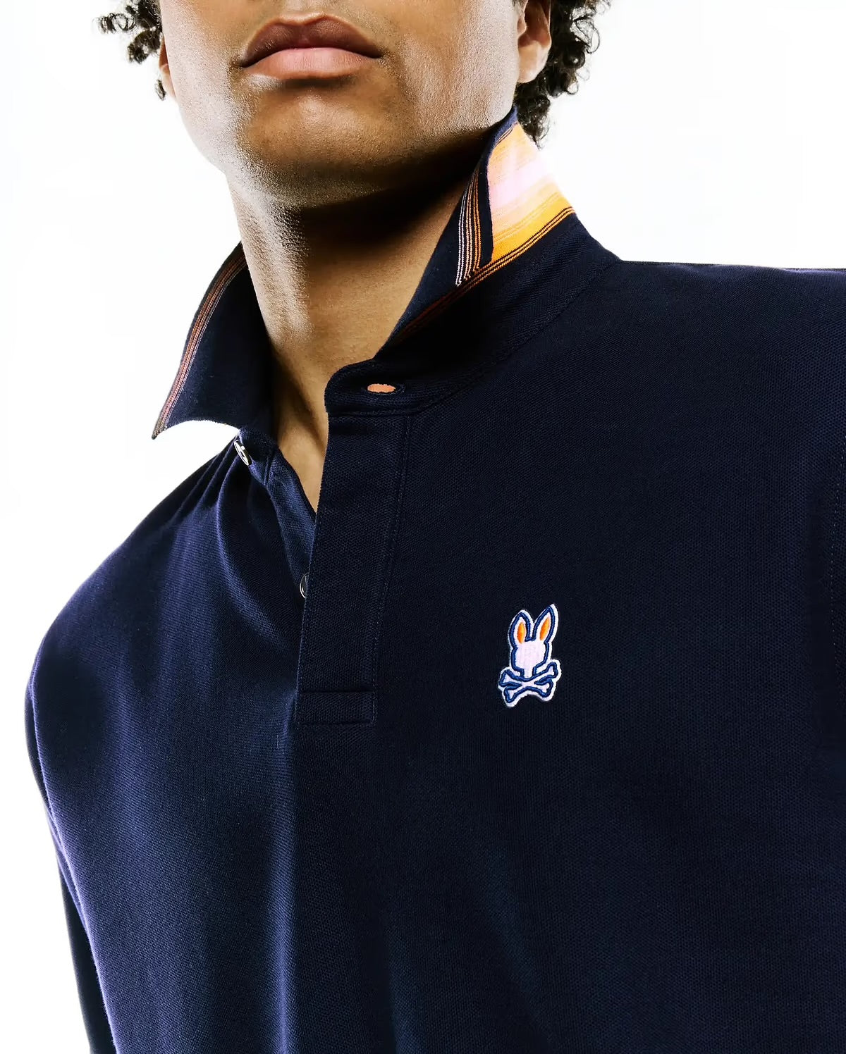 Mens jaydon pima piqué polo -  baritone blue