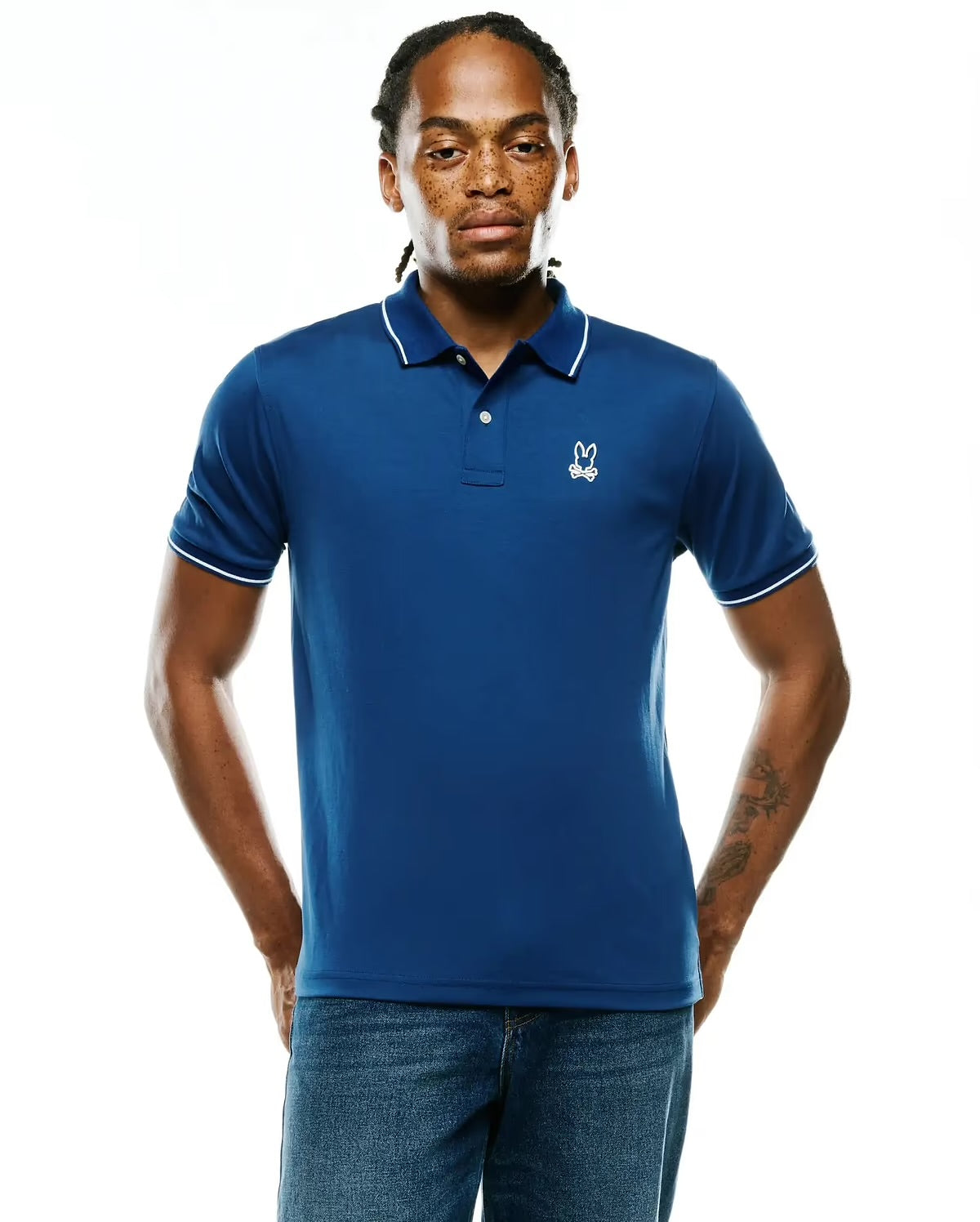 Men's joji performance polo - navy peony