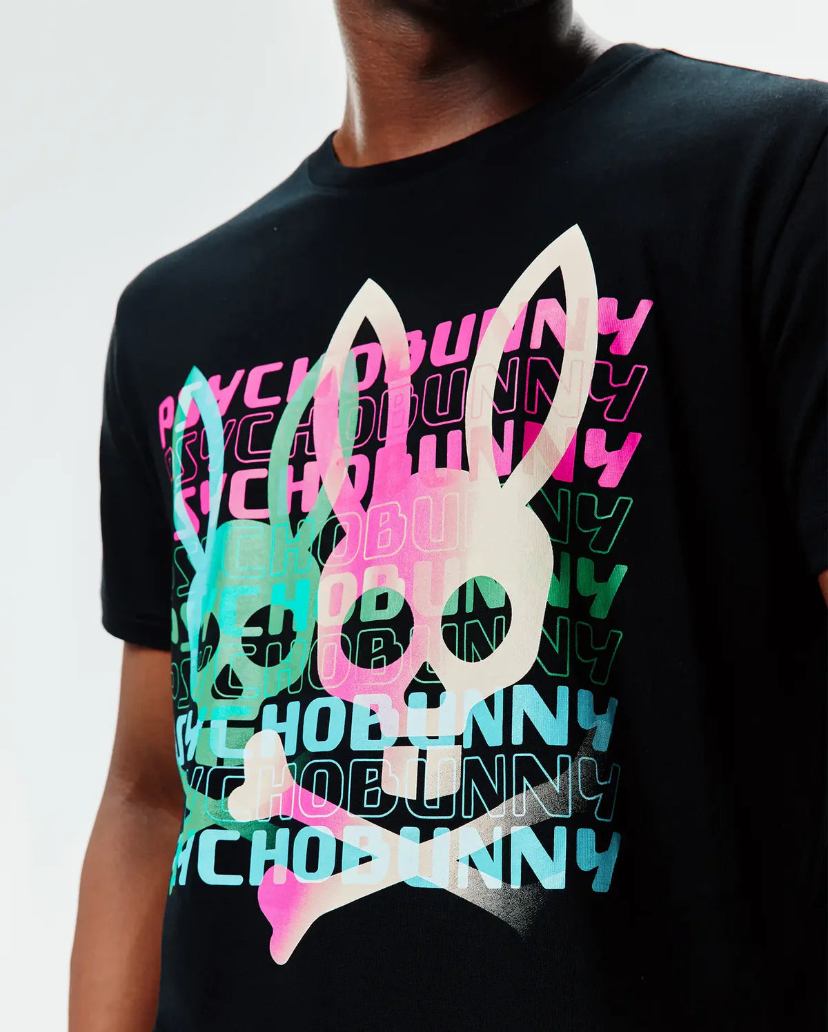 Mens Landon Wordmark Tee - Black