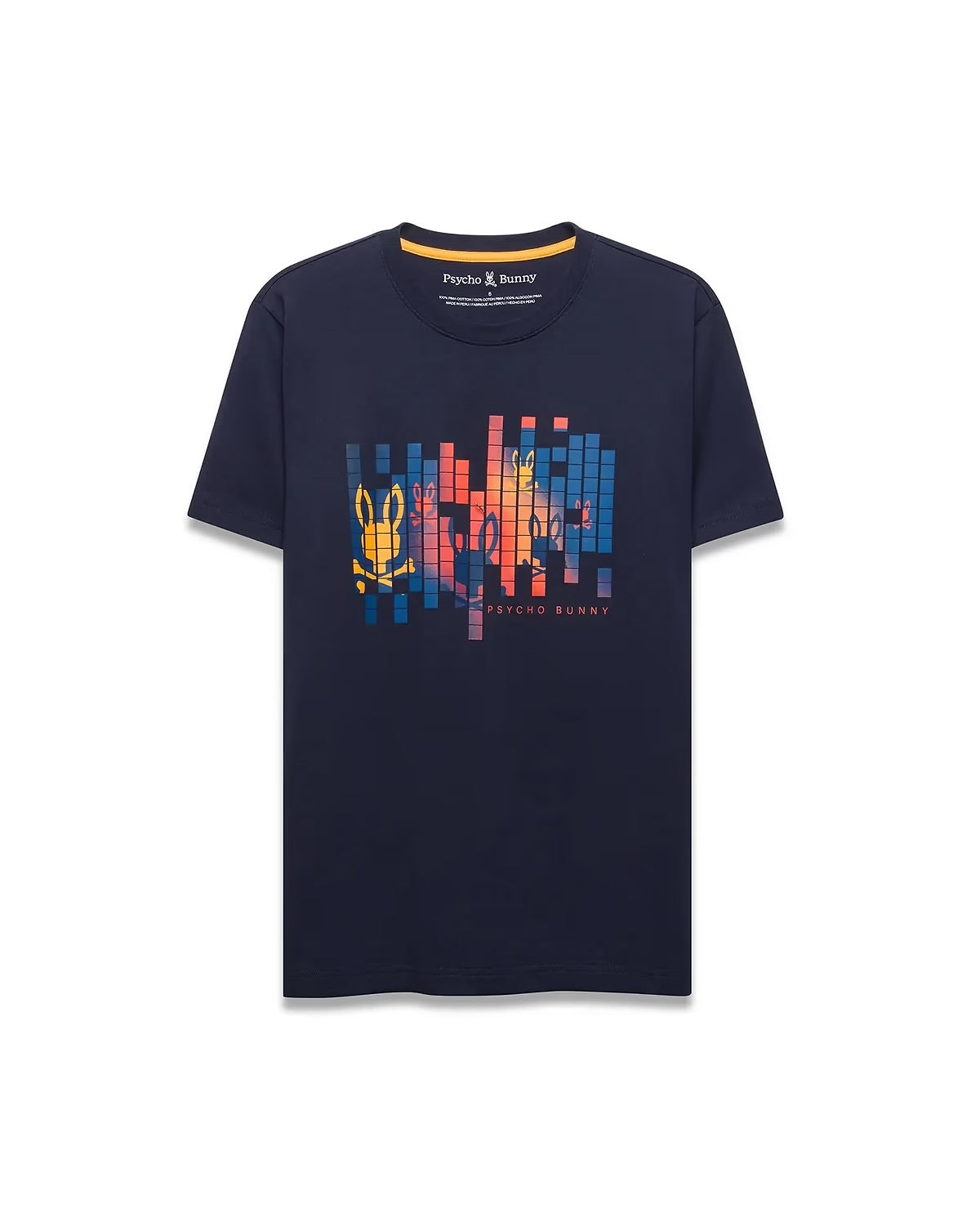 Mens zander pima cotton graphic tee - baritone blue