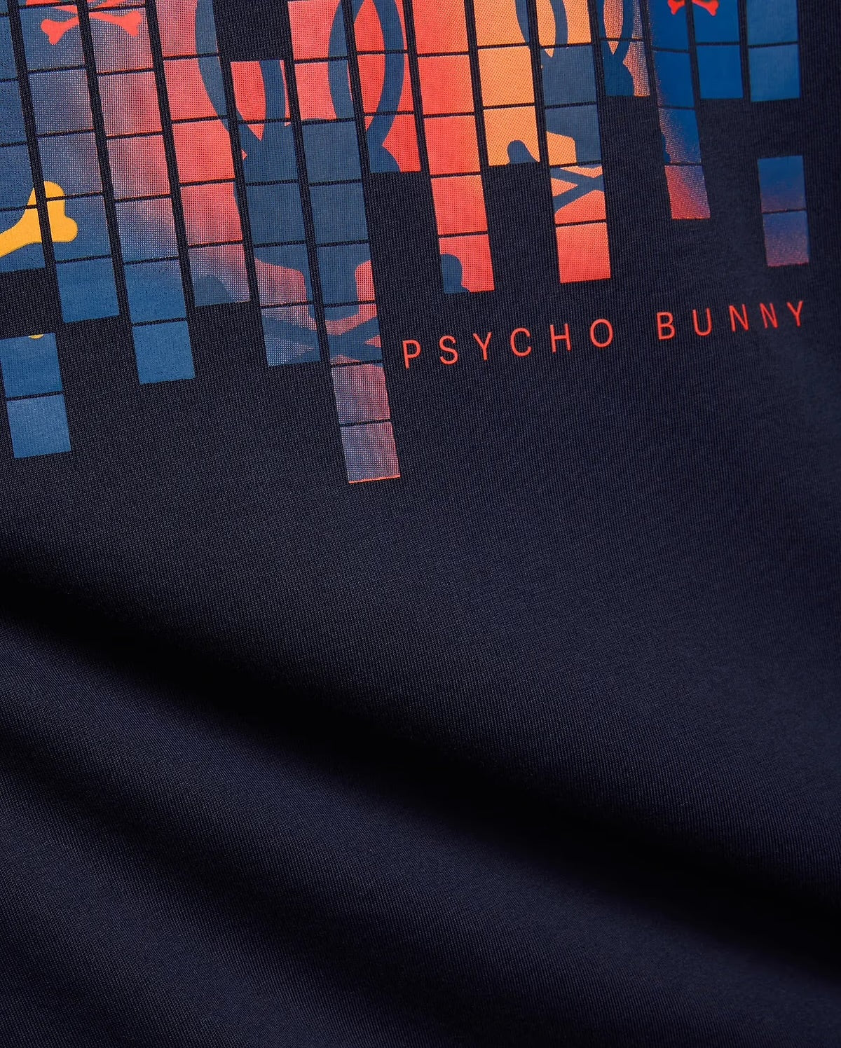 Mens zander pima cotton graphic tee - baritone blue