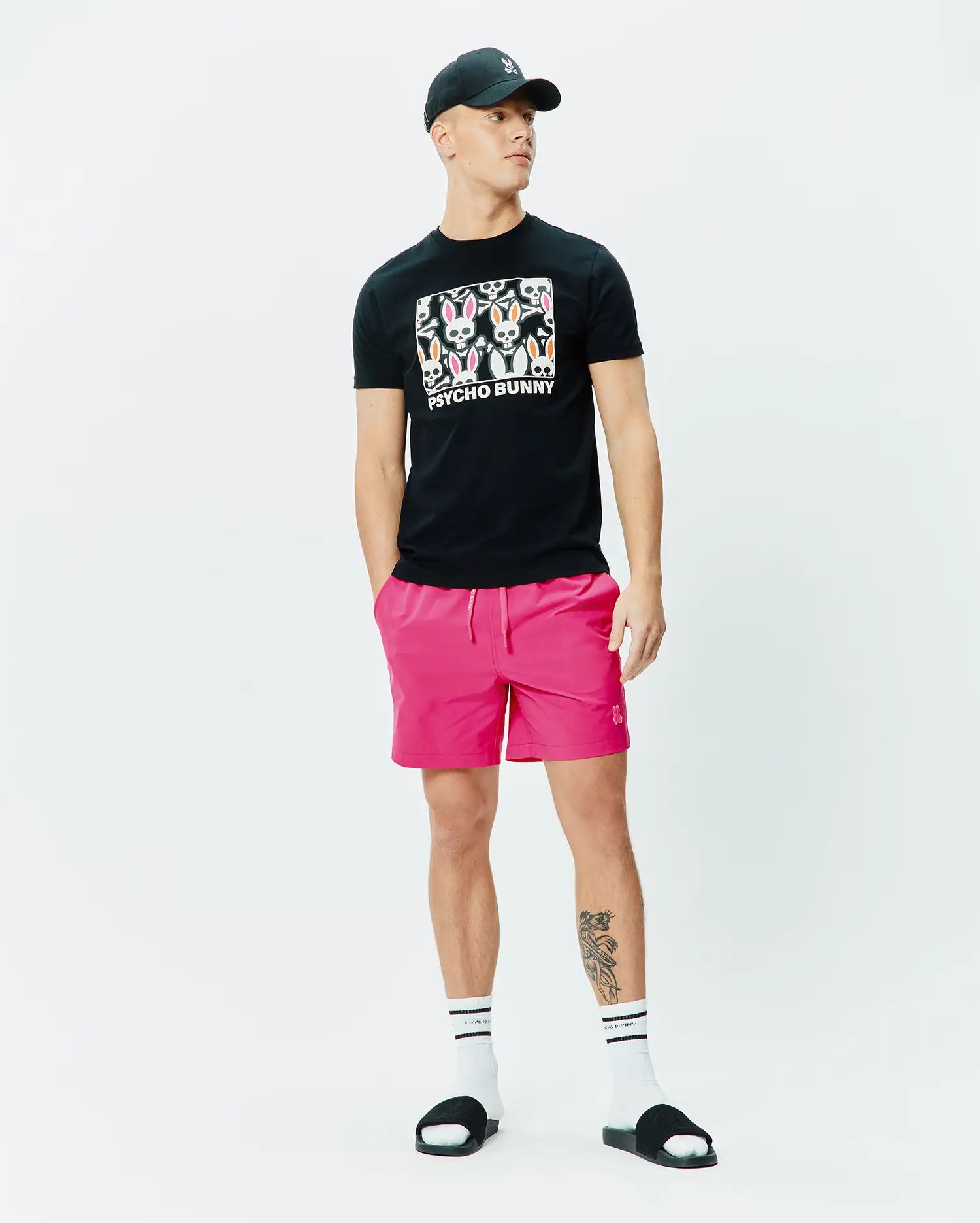 Mens Byron Graphic Tee - Black