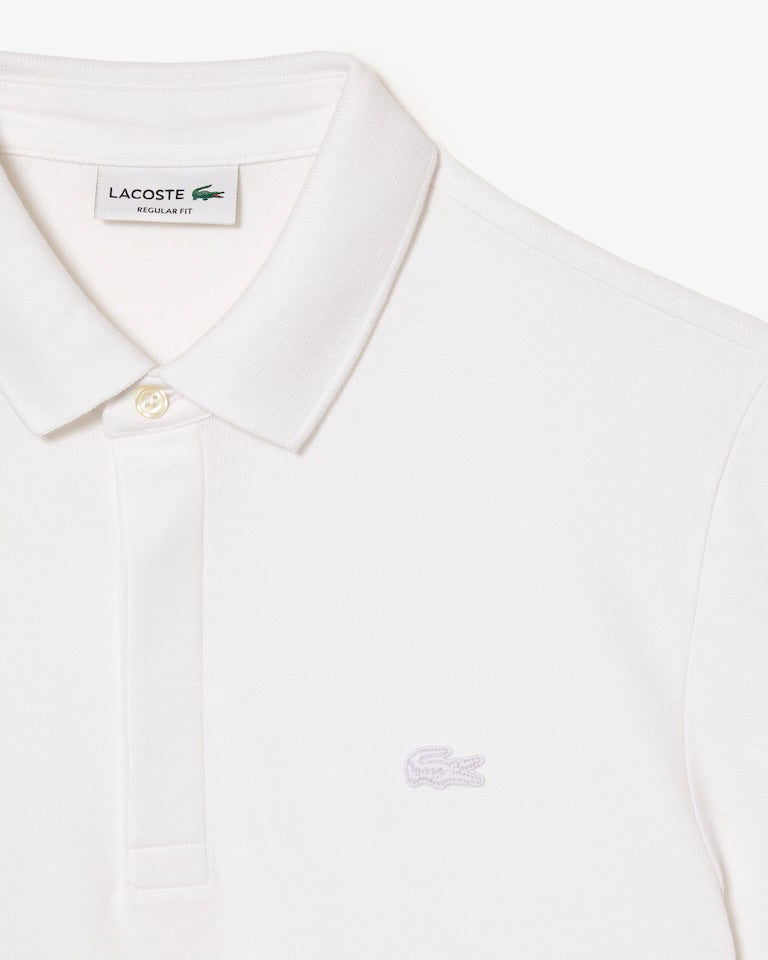 Men's Regular Fit Paris Stretch Piqué Polo - White