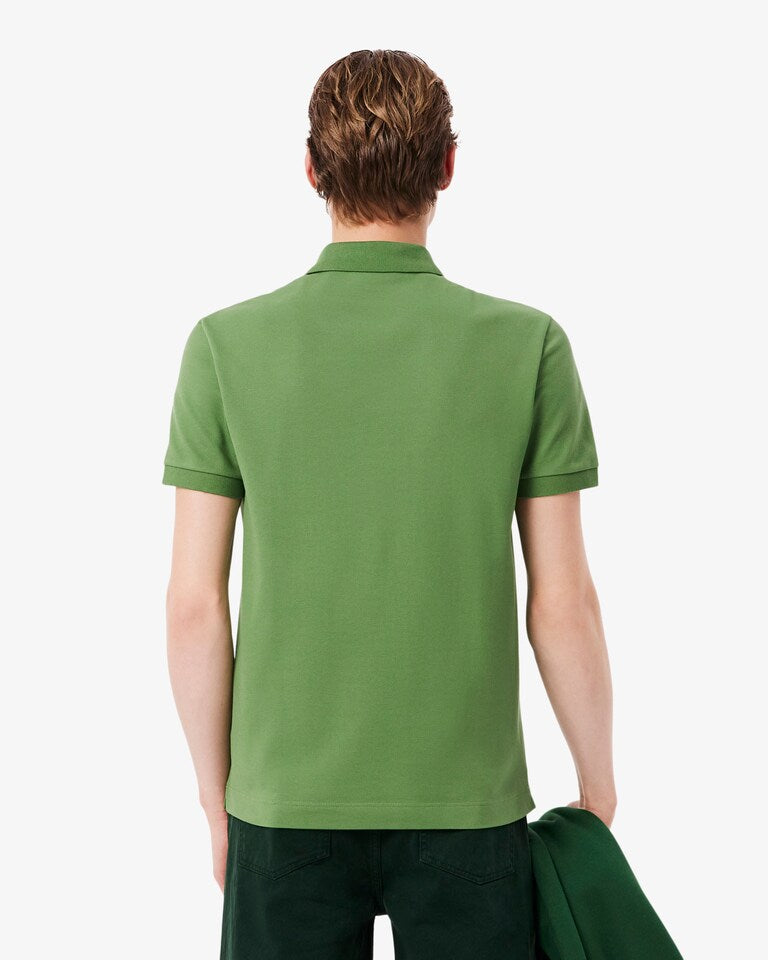 Regular Fit Paris Stretch Piqué Polo Shirt - Lime Green