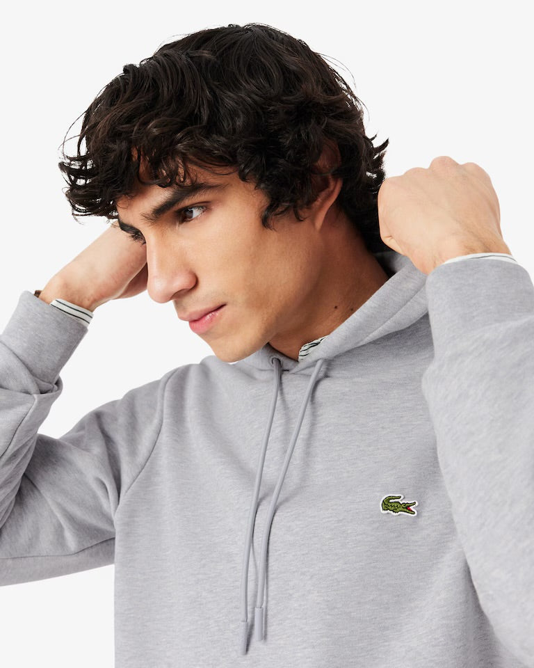 Men's Cotton Fleece Hoodie - Grey