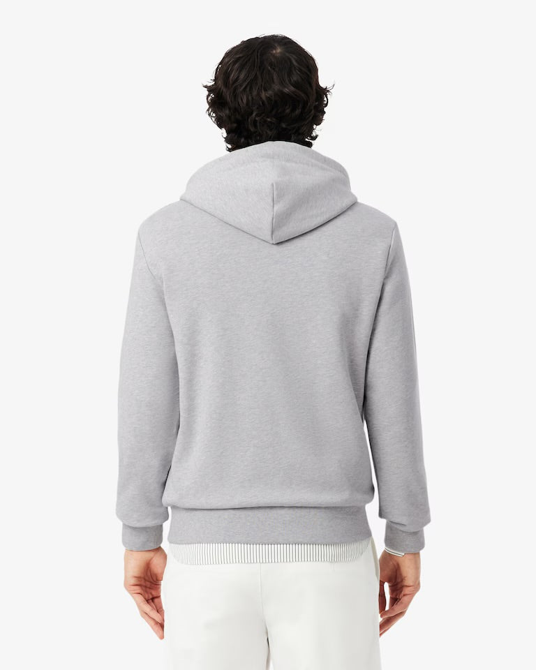 Men's Cotton Fleece Hoodie - Grey