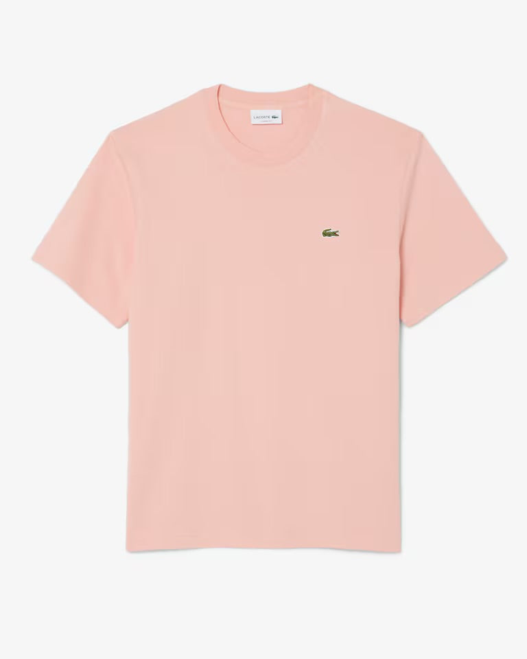 Men's Cotton T-shirt - Coral Pink