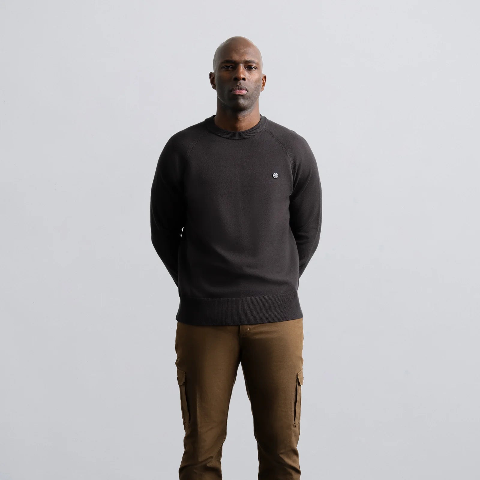 Mid-weight Knit Sweater - Espresso