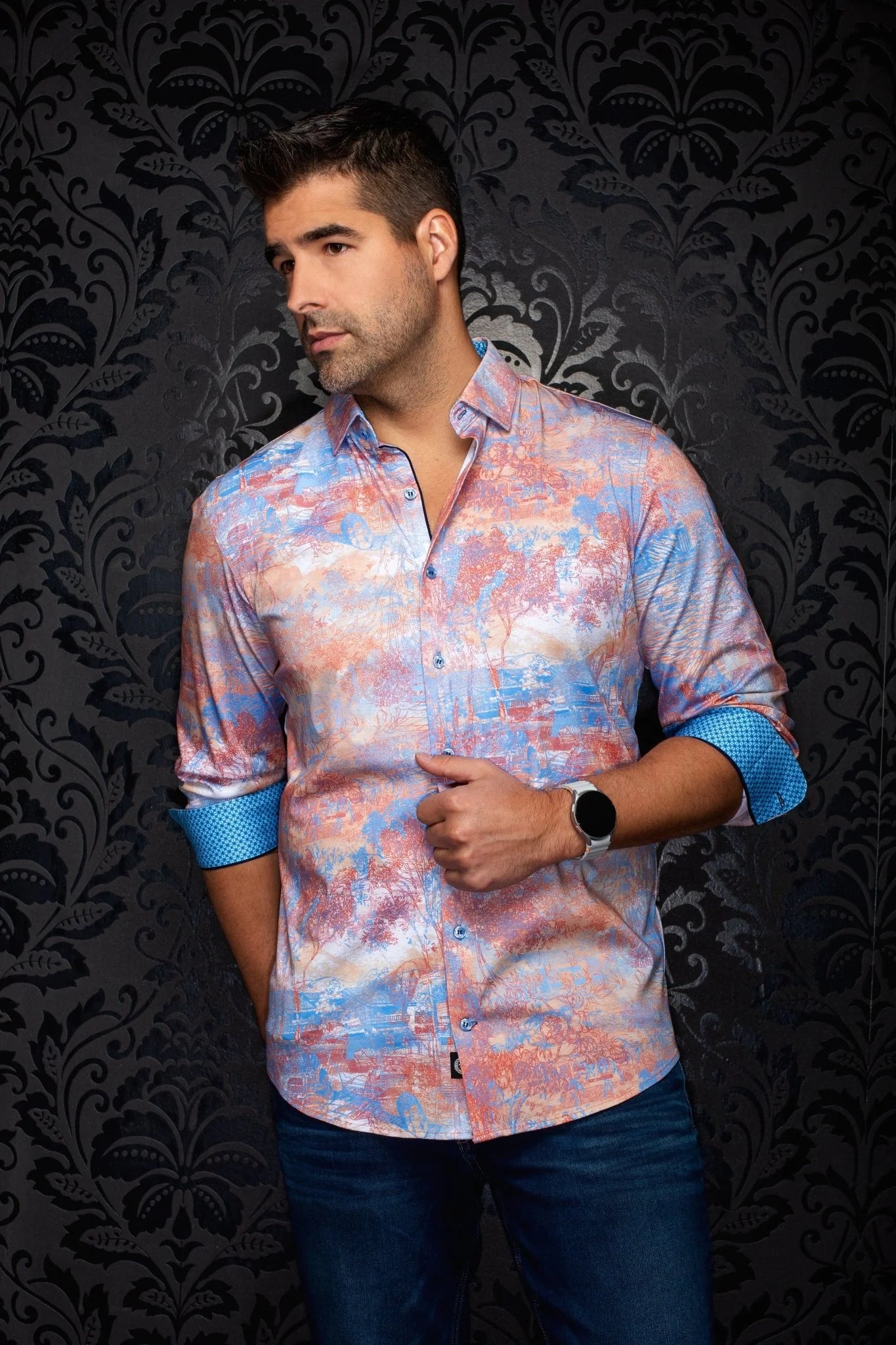 BREEZE SHIRT, ORANGE