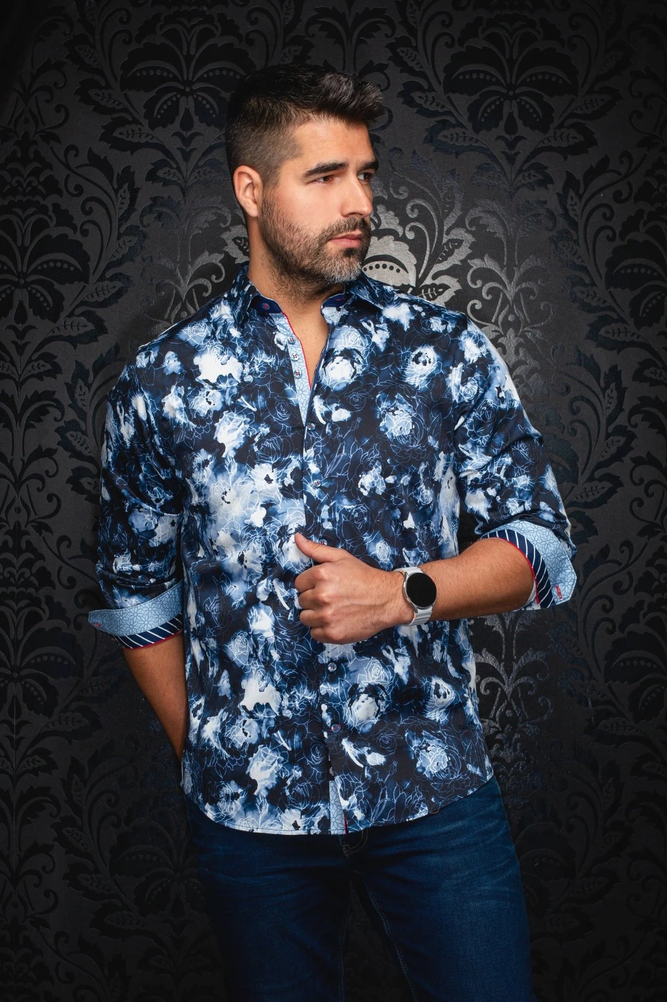 ROSARUGOSA Shirt, Navy