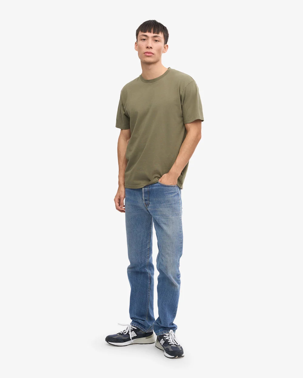 Classic Organic Tee - Dusty Olive