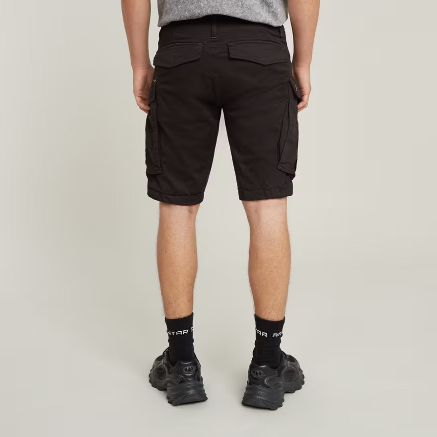 Rovic Zip Regular Shorts - Black